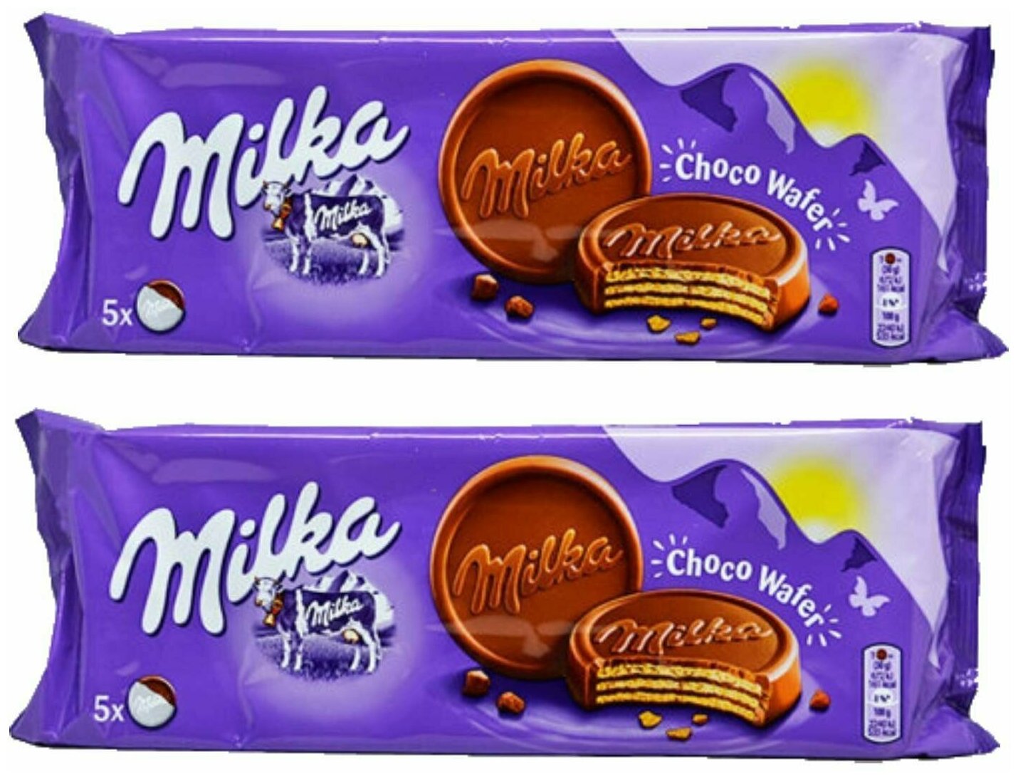 Вафли Milka Choco Wafer в молочном шоколаде 150 гр. (2 шт)