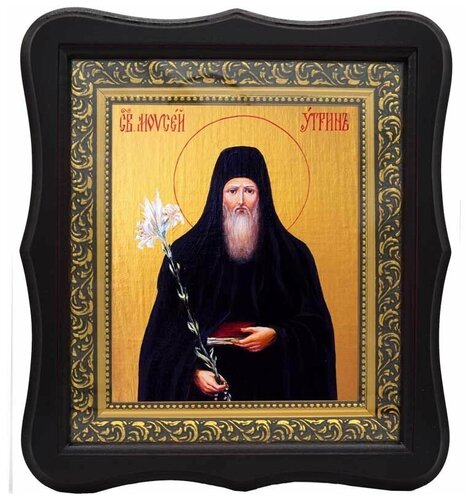 Моисей Угрин (венгр), Печерский Преподобный. Икона на холсте. — купить ...