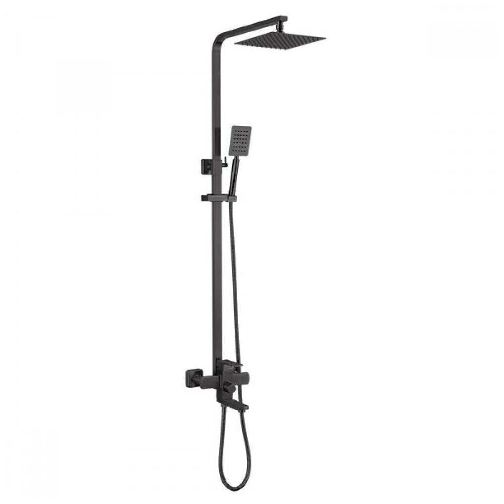Душевая стойка со смесителем из нержавеющей стали MIXXUS KUB-009-J BLACK