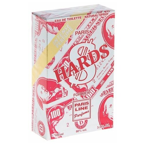 Туалетная вода мужская Dollar Hard$ Intense Perfume, 100 мл