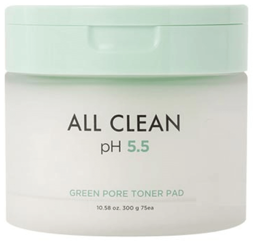 Пэды успокаивающие для сужения пор | Heimish All Clean Green Pore Toner Pad 75 шт