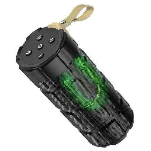 Портативная колонка Hoco HC7 10 Вт 2400 мАч BT 50 подсветка черная 405300₽