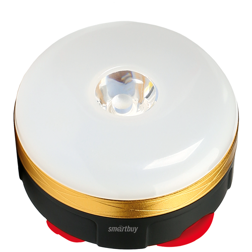 Smartbuy фонарь кемпинговый SBF-CL25 (акк. 4V 0.8 Ah или 4xR6) 3W+2W COB, карабин, магн, USB, 3 ре (арт. 724626)