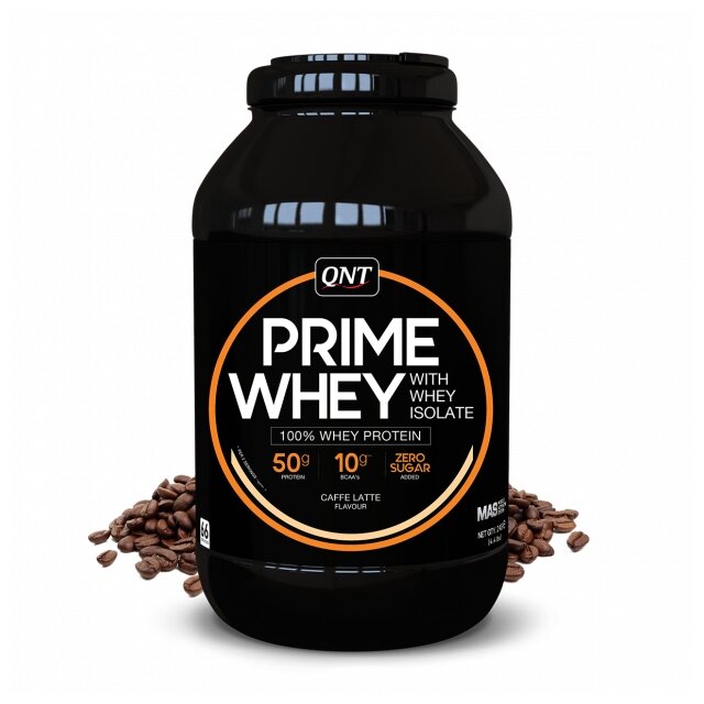 QNT Prime Whey 2kg Coffee Latte/ "Прайм Вэй" со вкусом кофе латте 2 кг