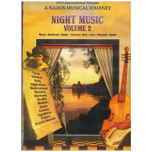 V/C-Night Music 2*Mozart Beethoven Chopin Bach-Musical Journey: Italy Spain Naxos DVD Mexico (ДВД Видео 1шт) No Region Coding v c night music 2 mozart beethoven chopin bach musical journey italy spain naxos dvd mexico двд видео 1шт no region coding