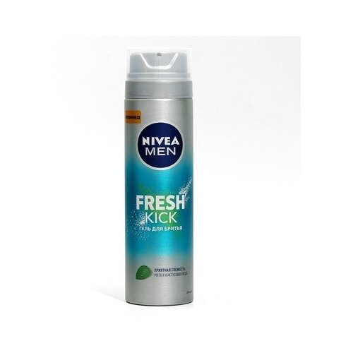 Гель для бритья Nivea «Fresh Kick» 200мл гель д бритья nivea чувствит кожи 200мл