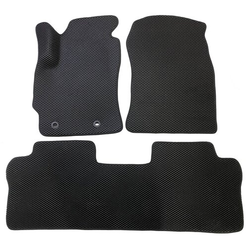 Коврики ЭВА для авто Toyota Corolla Тойота Королла 11 E160 E170 2013-2021 Г В Чёрный С Чёрным Кантом 2990₽