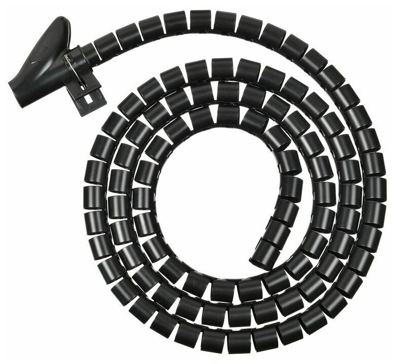 Кабельный органайзер Buro BHP CG155B Spiral Hose 15x1500 мм Black