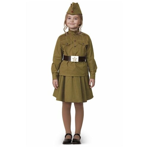 Детская военная форма Солдатка, хлопок, рост 104 см, Батик 8009-3-104-52 батик детская военная форма солдат в пилотке рост 104 см 8008 2 104 52
