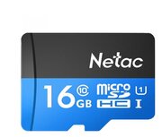 Карта памяти Netac P500 MicroSDHC 16Gb Class 10 UHS-I 80MB/s (NT02P500STN-016G-S)
