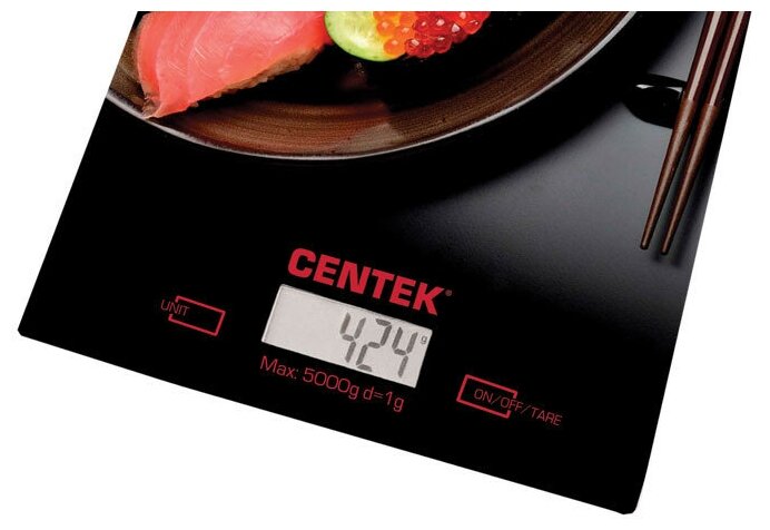 Весы кухонные электронные Centek CT-2462 (Суши) - фотография № 3