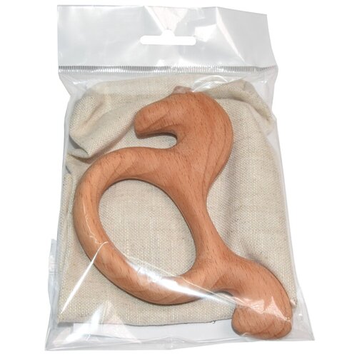 Деревянная погремушка-грызунок 