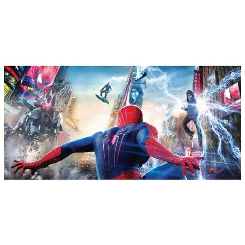Постер на стену Новый Человек-паук: Высокое напряжение, плакат интерьерный, 51х36 см