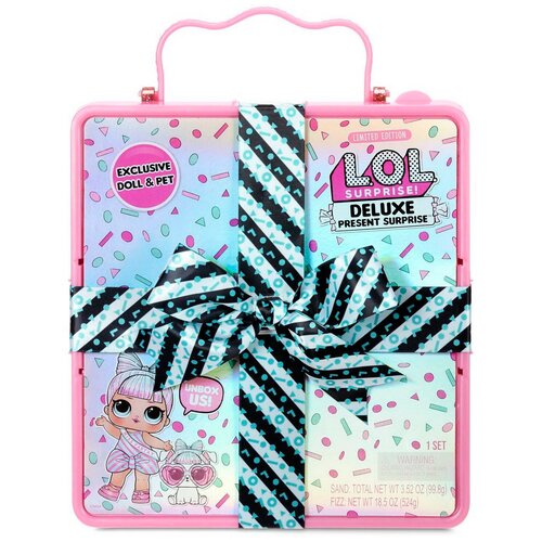 Lol Deluxe Present Surprise розовый lol surprise townley girl makeup set