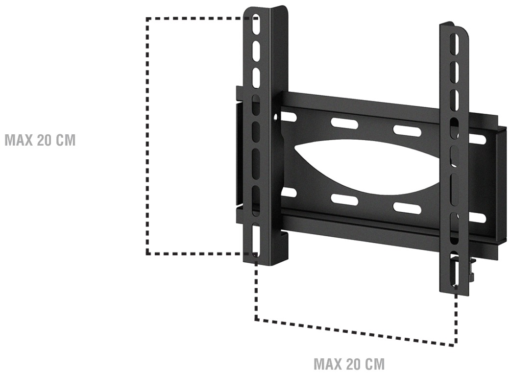 Кронштейн Sonorous SUREFIX 220 (фиксированный, 20"-46", 100x100 to 200x200)