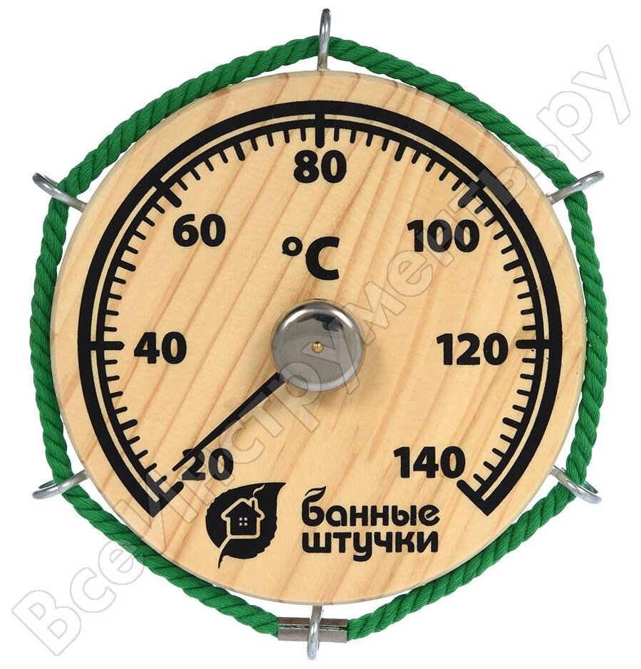 Банные штучки Термометр Штурвал 14х14х2 см для бани и сауны / 10 18054