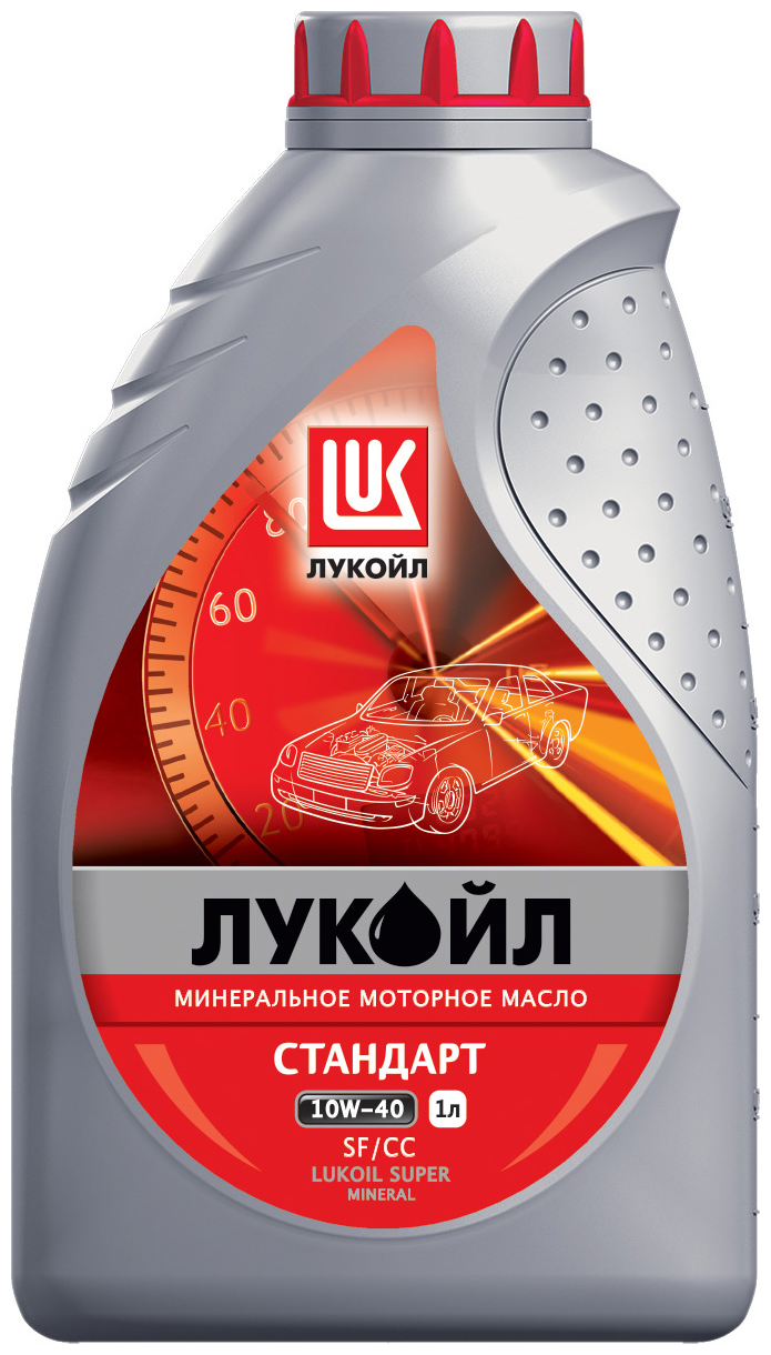 10w-40 стандарт api sf/cc 20л (мин. мотор. масло), lukoil, 17366