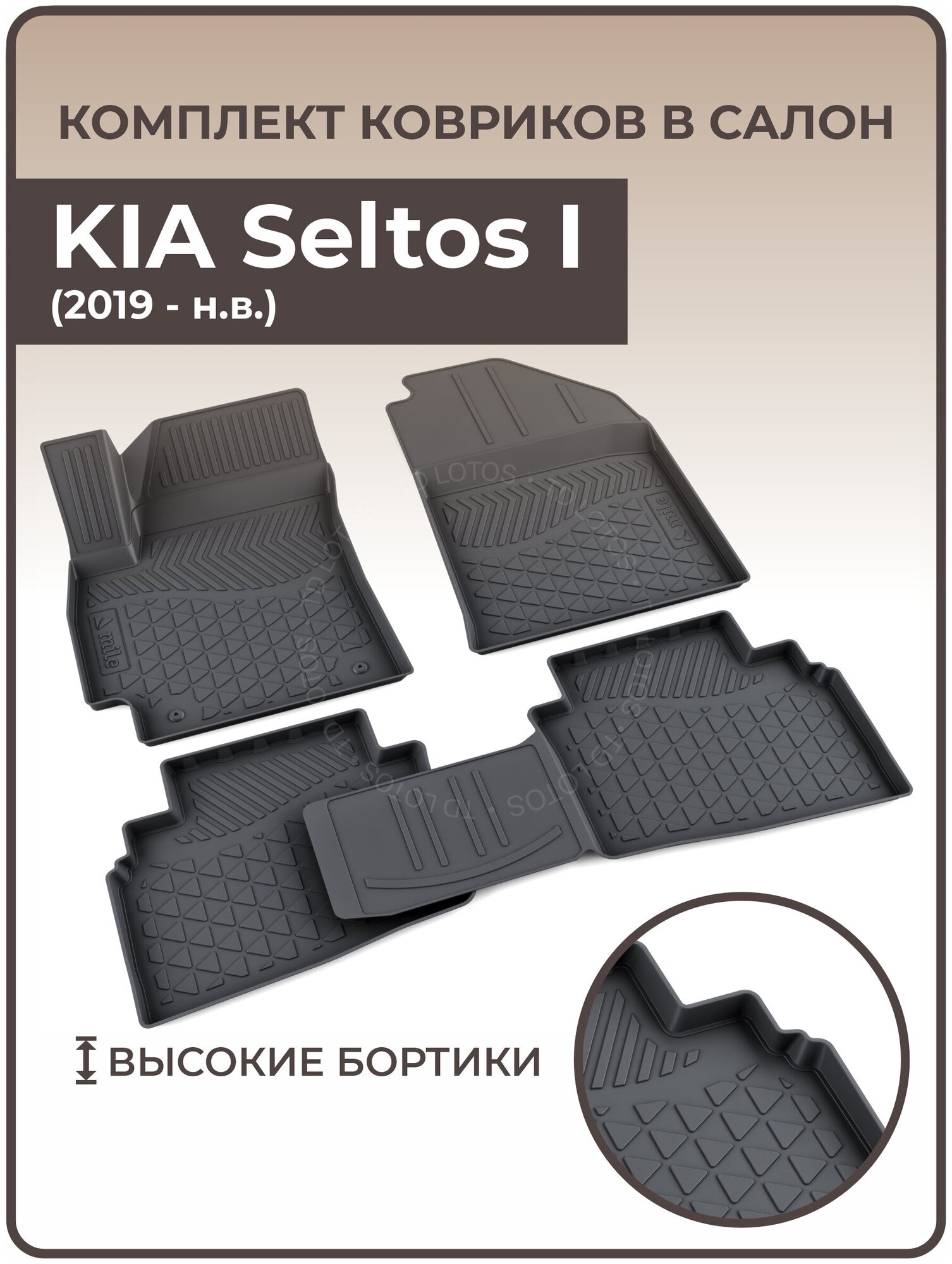 Коврики в салон автомобиля KIA Seltos I (2019 — н. в.)