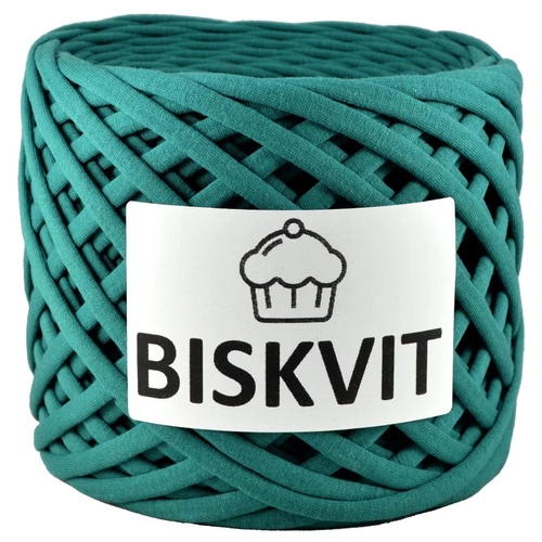 Нить вязальная Biskvit Biskvit, 100 % хлопок, 300 г, 100 м, 1 шт., 959 петроль 100 м трикотажная пряжа для вязания бисквит batty home