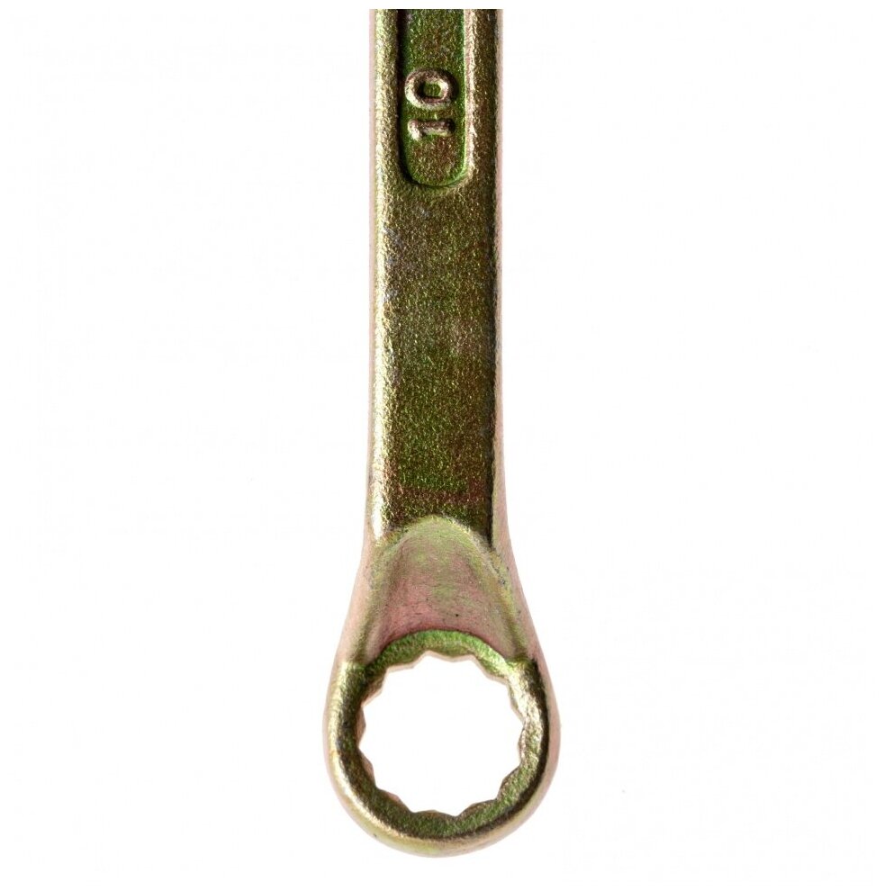 Ключ накидной Сибртех 8 х 10 мм, желтый цинк 14614