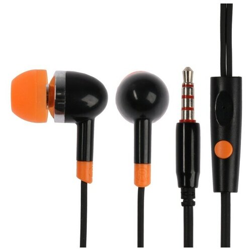 Наушники Blast BAH-255 Mobile вакуумные микрофон управление 32 Ом 35 мм 12м черные 1шт 27700₽