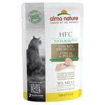 Влажный корм для кошек Almo Nature HFC Natural Plus с куриными бедрышками (кусочки в соусе) - изображение
