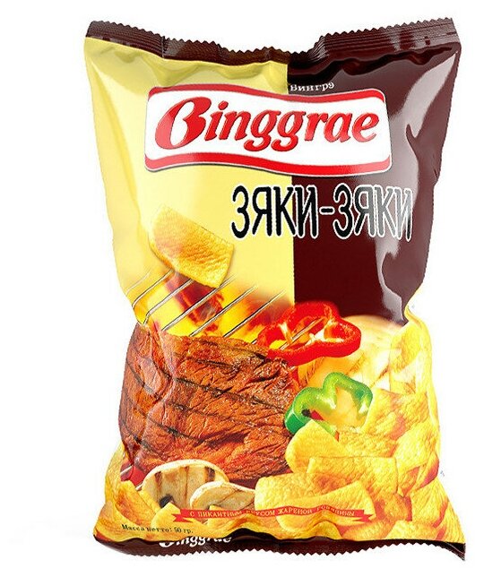 Чипсы Bingrey Зяки-Зяки, 50 г