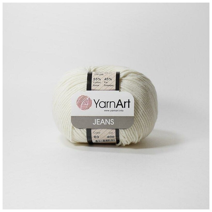  YarnArt Jeans ( ) - 1  : 03  55% , 45%  160/50