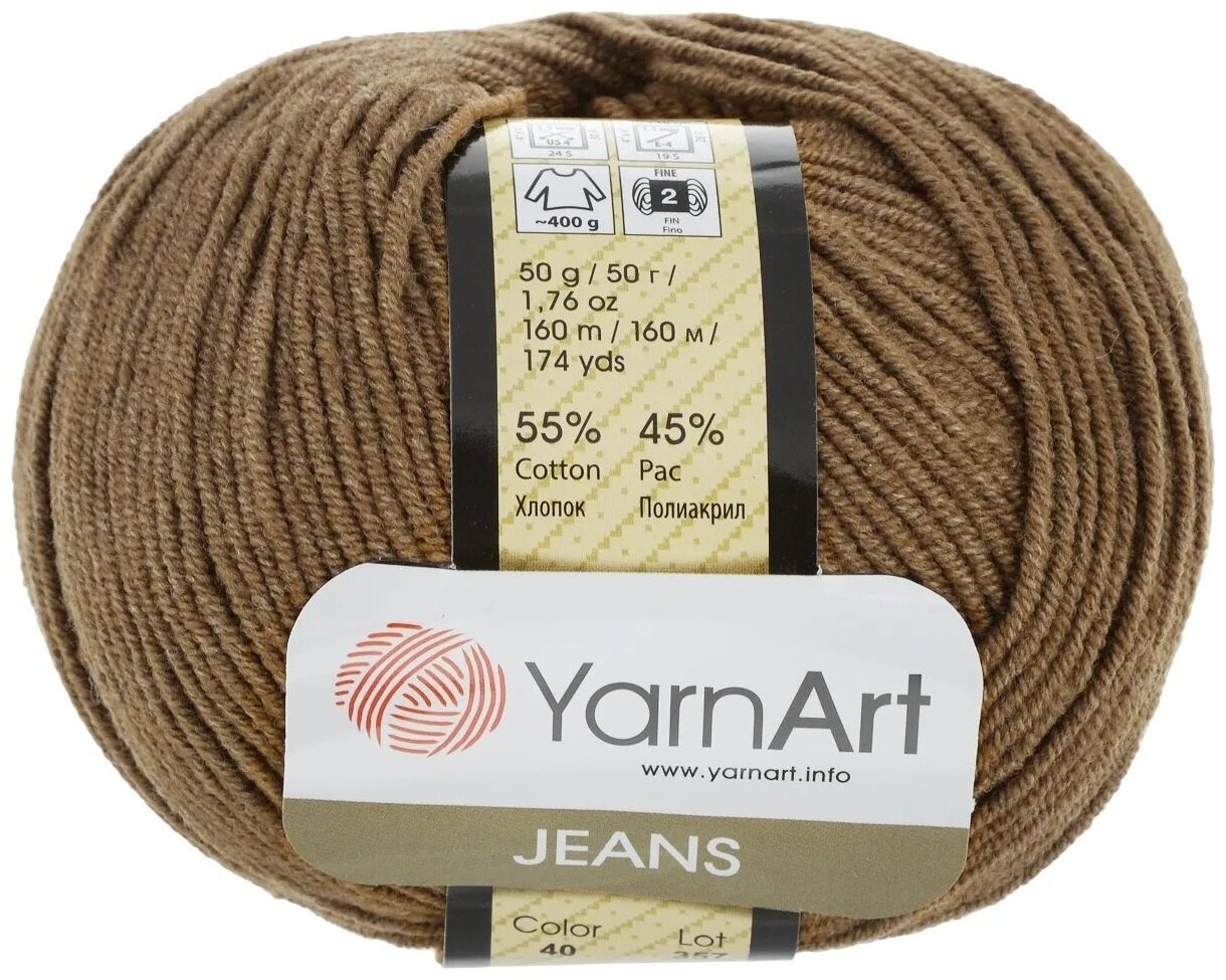  YarnArt Jeans ( ) - 1  : 40  55% , 45%  160/50