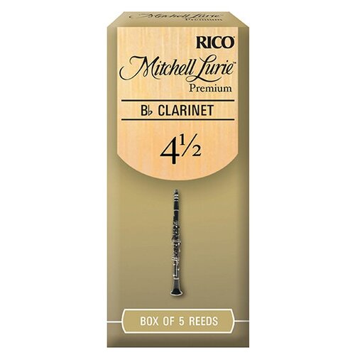 Трости для кларнета RICO RMLP5BCL450 rmlp5bcl450 mitchell lurie premium трости для кларнета bb размер 4 5 5шт rico