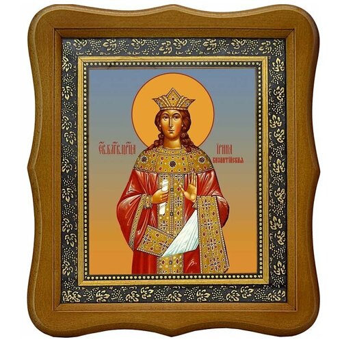 Ирина Византийская (Афинянка), Благоверная царица. Икона на холсте. ирина византийская афинянка благоверная царица икона на холсте