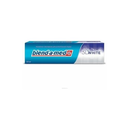 Зубная паста Blend-a-Med 3D-White - Procter and Gamble - BLEND A MED зубная паста blend a med анти кариес деликатное отбеливание 100 мл