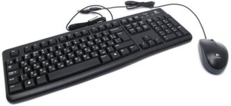 Комплект Logitech Desktop MK120 (920-002589), USB, черный