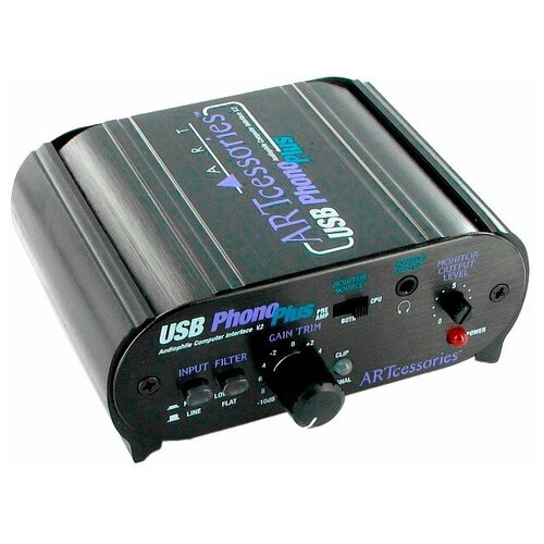 Аудиоинтерфейс USB с фонокоректором ART USB Phono Plus V2