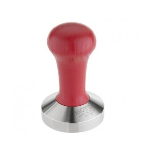 Темпер из нержавеющей стали плоский красный Ø 44 Motta