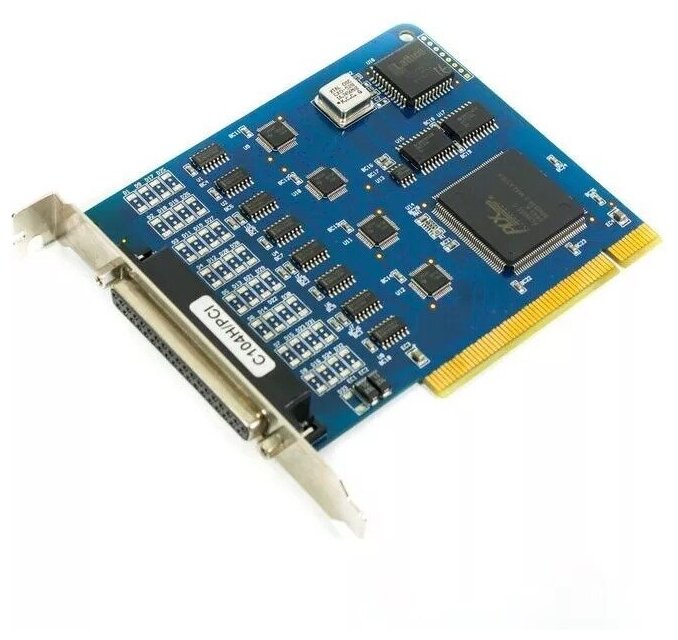 Moxa C104H/PCI-DB9M / 4-портовая плата RS-232 для шины PCI кабель DB9M