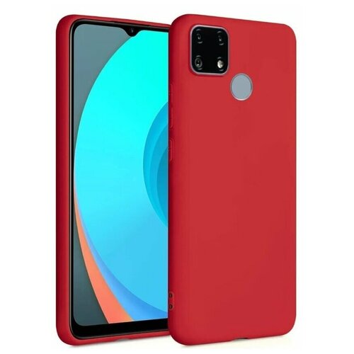 Чехол-накладка LuxCase Protective Case TPU 1.1 мм для Realme C25s Красный чехол накладка luxcase protective case tpu 1 1 мм для realme c25s зеленый