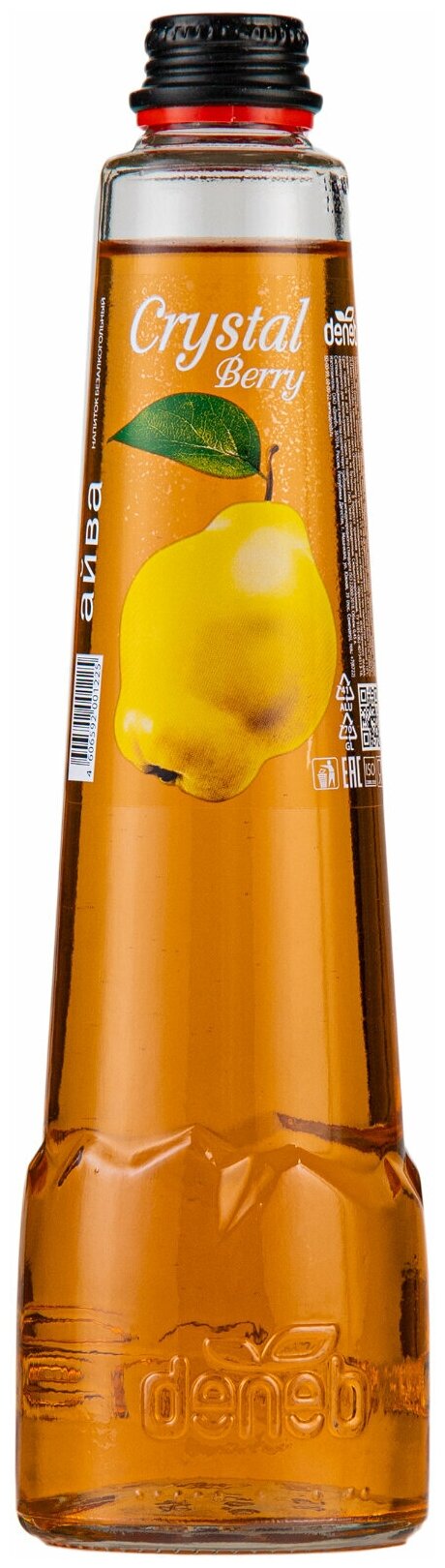Лимонад сокосодержащий Айва DENEB Crystal Berry (денеб кристал берри), 12 бутылок 0.45 стекло, Дагестан. - фотография № 3