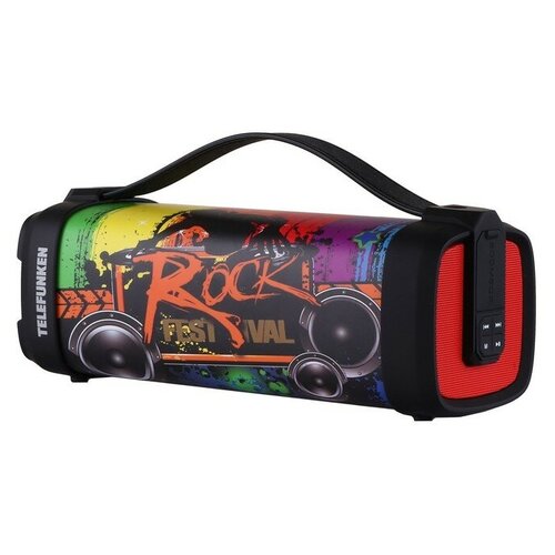 Портативная колонка Telefunken TF-PS1241B 12Вт 1500мАч FM BT microSD IPХ4 AUX принт 2 369300₽