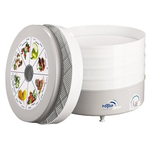 Сушилка для овощей и фруктов Ротор Дива СШ-007 с 5 решетами в гофротаре 4350₽