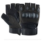 Тактические перчатки для мужчин без пальцев - изображение