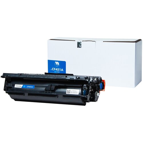 Картридж NV Print Cyan (CF451A) картридж cf471x 657x cyan для принтера hp color laserjet m681dh m681f m681z m682z