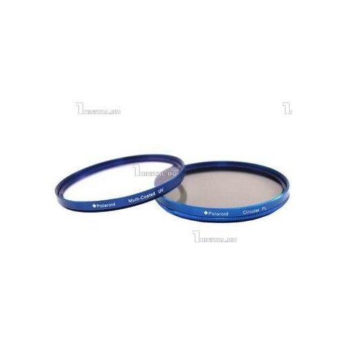 Набор светофильтров Polaroid PLFILUVCPLKBL72 2 фильтра 72 мм MC UV Protector, CPL (синий ободок)