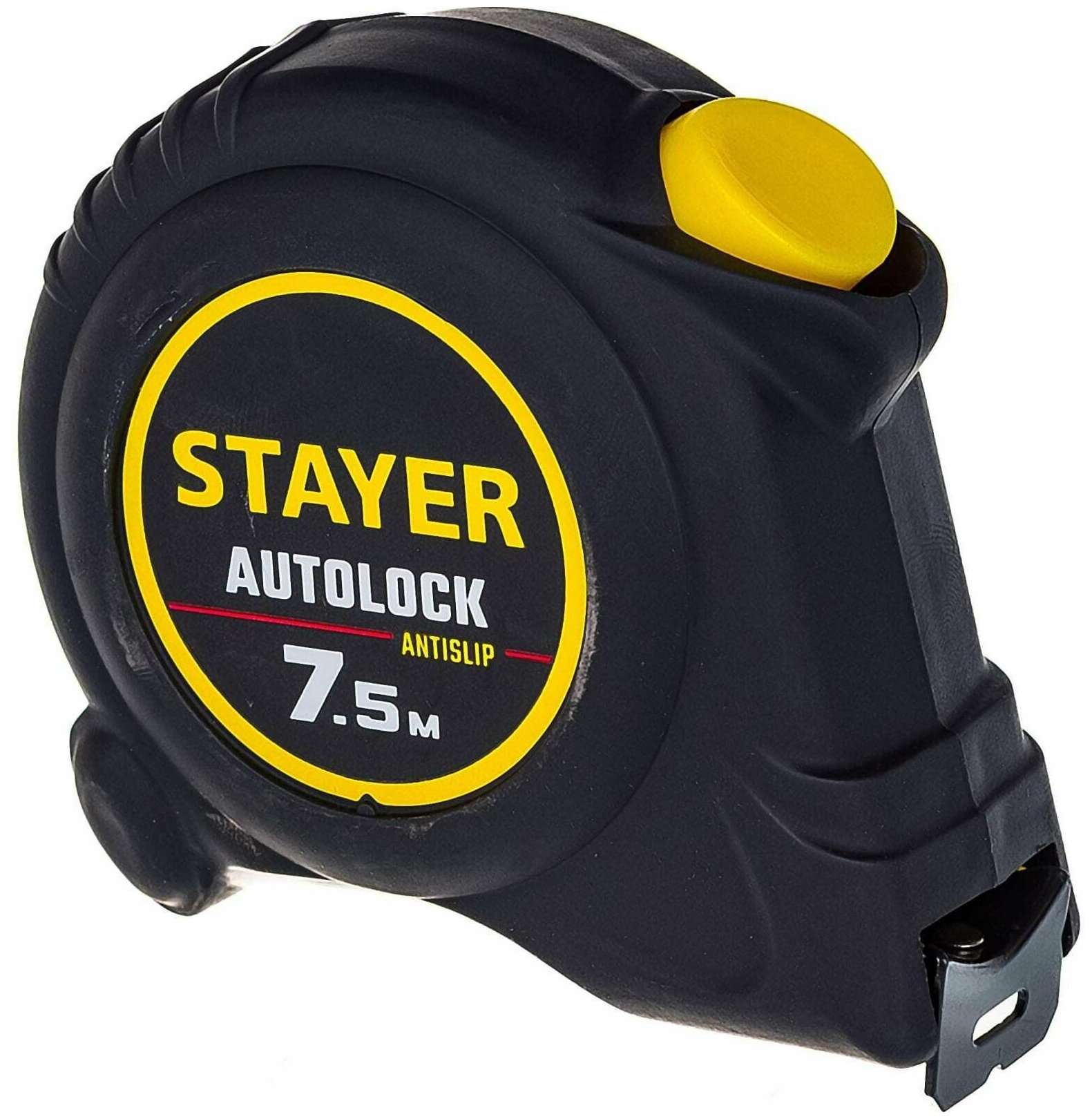 Рулетка Stayer Master Autolock 7.5м/25мм (обрезиненный корпус, автостоп)