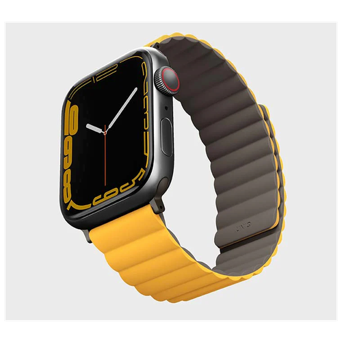 Uniq для Apple Watch All 49/45/44/42 mm ремешок Revix reversible Magnetic Mustard/Khaki