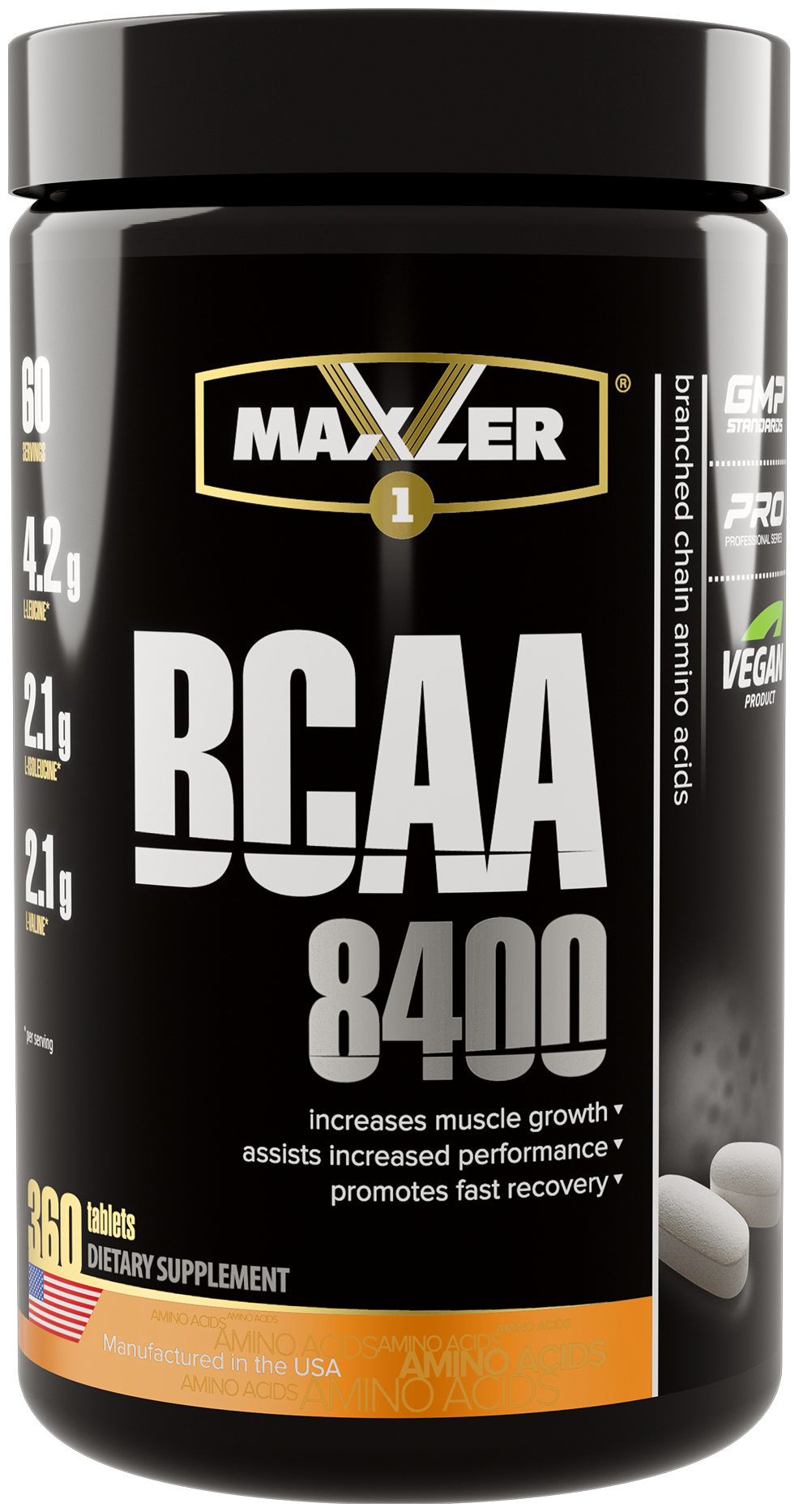 Комплекс аминокислот Maxler BCAA 8400, 360 таблеток