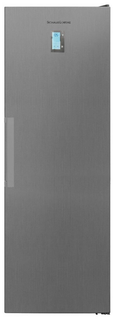 Холодильник Schaub Lorenz SLU S305GE, нержавеющая сталь, NO FROST, LED освещение, соло и Side by Side - фото №1