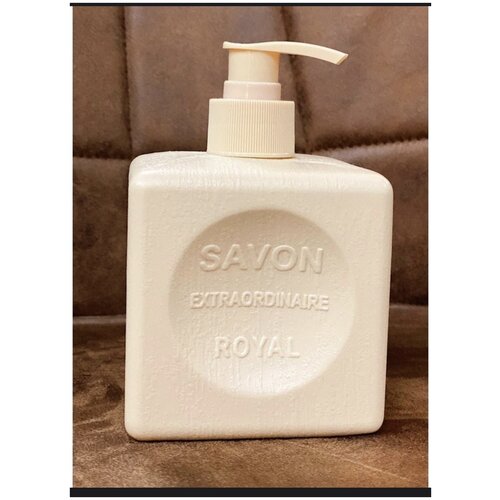 SAVON DE ROYAL Мыло жидкое для мытья рук Provance CUBE BEIGE 500мл жидкое мыло savon de royal whi̇te pearl 500 мл