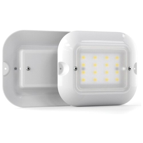 Светильник светодиодный ДБП-9Вт, IP20, 5000К, 1100Лм, 220В, молочный рас-ль, Medusa | код АТ-ДБП-01-09 | Атон ( 1шт. )