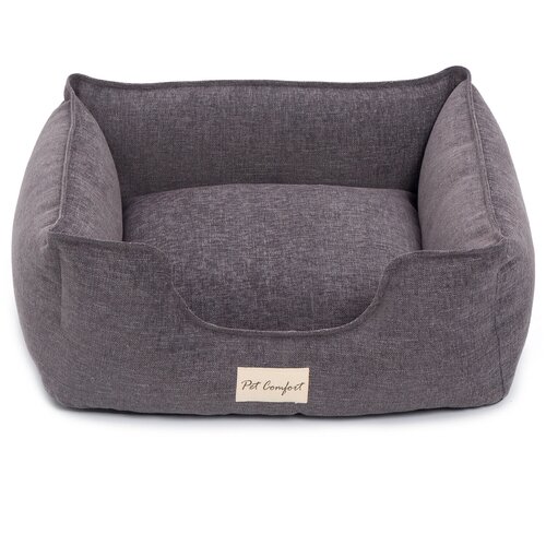 Лежак для собак и кошек Pet Comfort Alpha Mirandus 17 S, размер 50x60x19см., серый